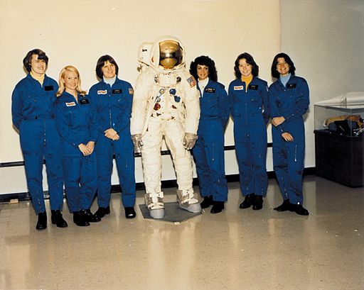 Maybe some firsts are still worth mentioning: NASA’s first class of female astronauts. Public Domain per NASA policy, retrieved from Wikimedia Commons. Maybe some firsts are still worth mentioning: NASA’s first class of female astronauts. Public Domain per NASA policy, retrieved from Wikimedia Commons.